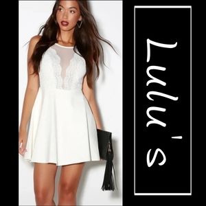 BNWT  "I Promise"hite Lulu's Skater Formal Dress
